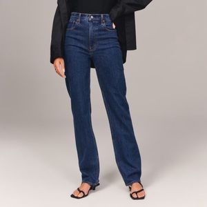 Ultra High Rise 90s Straight Jean Long - A&F